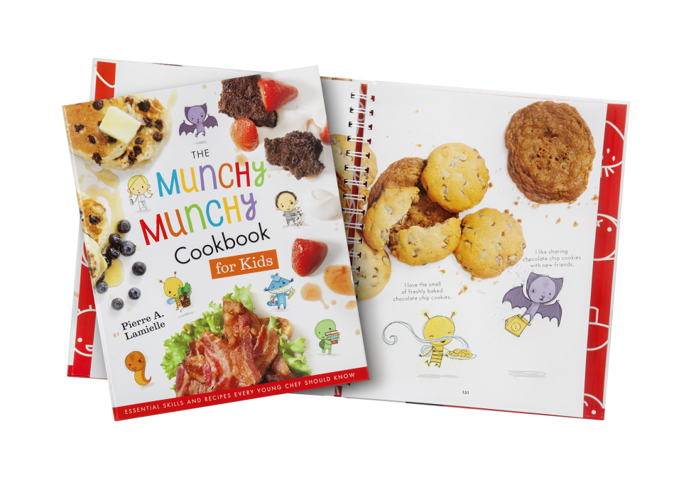 Calgary Product Photography. The Munchy Munchy Cookbook for Kids by Pierre A. Lamielle.